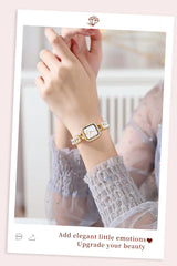 Qyra Gems OLEVS 9987 Women's Square Dial Watch